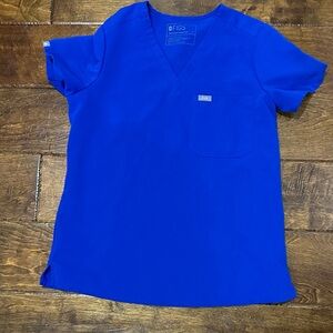 FIGS scrub top Winning Blue Catarina Small